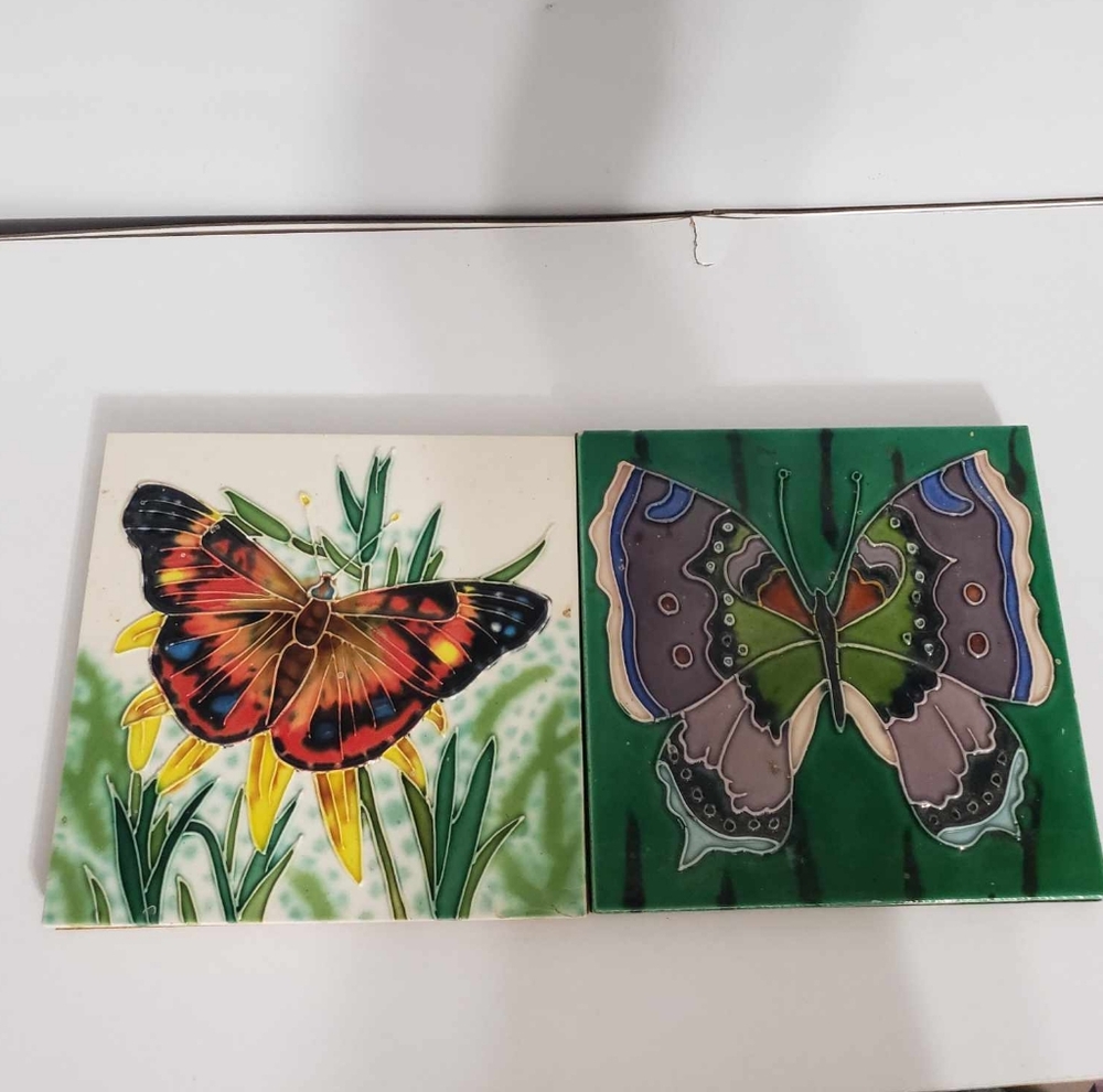 Colorful Butterfly Ceramic Tiles